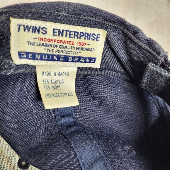 Vintage Atlanta Braves Hat Twins Enterprise 90s MLB Genuine Merchandise Snapback - Picture 5 of 7